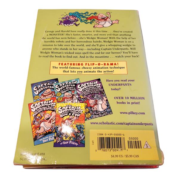 Captain Underpants Book Bundle Adventures of Super Diaper Baby Book - Picture 12 of 16